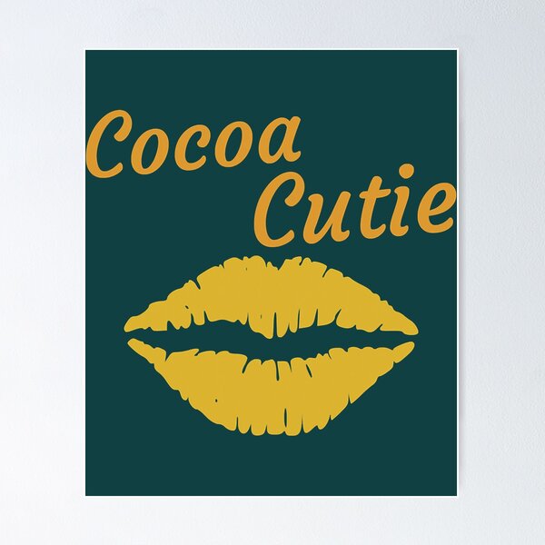 Womens Cocoa Cutie Sexy Gold Lips Cute Melanin T-Shirt Womens Cocoa Cutie Sexy Gold Lips Cute Melanin T-Shirt