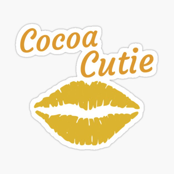 Womens Cocoa Cutie Sexy Gold Lips Cute Melanin T-Shirt Womens Cocoa Cutie Sexy Gold Lips Cute Melanin T-Shirt