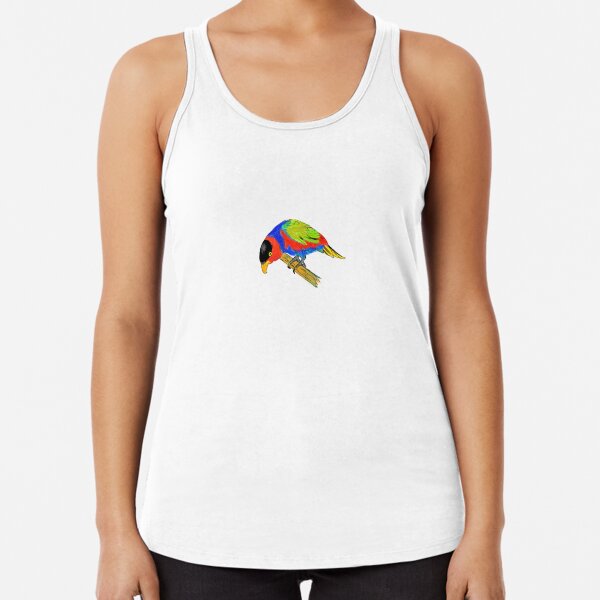 Black-capped Lory Racerback Tank Top