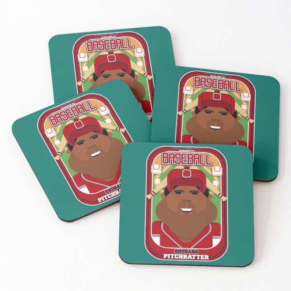 Item preview, Baseball Red Blue White - Rhubarb Pitchbatter - Hayes version     designed and sold by SamanaPitts.