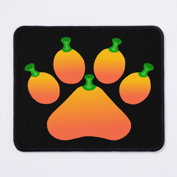 Item preview, Orange Halloween Pet Pumpkin Paw designed and sold by Deborah Camp.