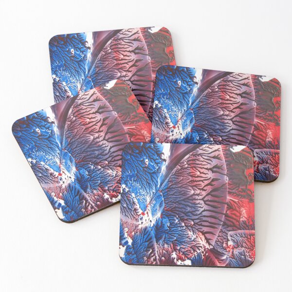Item preview, Blue Red Abstract designed and sold by Dallas Manicom.