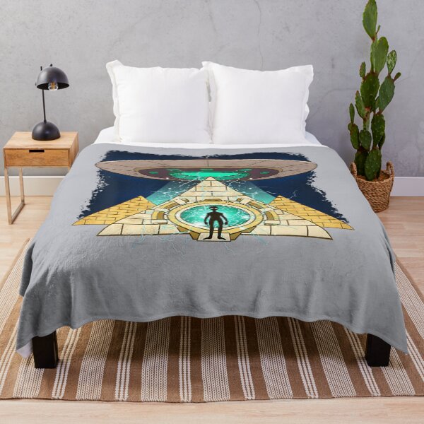 Item preview, Ancient Astronaut Egyptian Pyramid Alien Conspiracy Theory designed and sold by QatesBesia.
