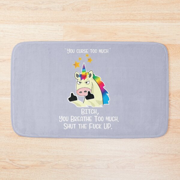 Item preview, Angry Cussing Cursing Unicorn designed and sold by QatesBesia.