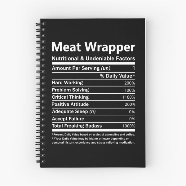 Item preview, Meat Wrapper T Shirt - Nutritional And Undeniable Factors Gift Item Tee designed and sold by watkinsmat.