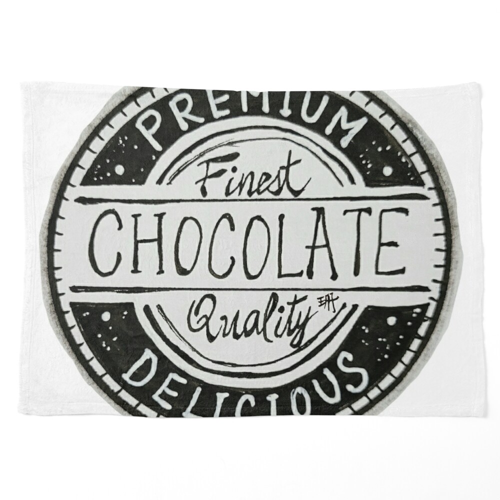 Chocolate Premium Quality - Vintage Retro logo Stamp nostalgic | Art Board  Print