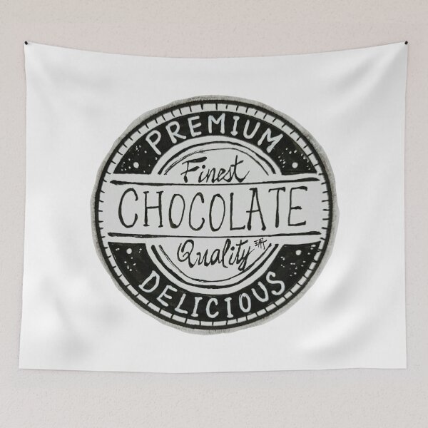 Item preview, Chocolate Premium Quality - Vintage Retro logo Stamp nostalgic designed and sold by YKSBYOFS YKSBYOFS.