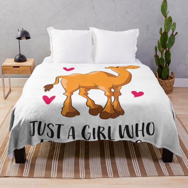 Item preview, Just A Girl Who Loves Camels designed and sold by wickeddecent.