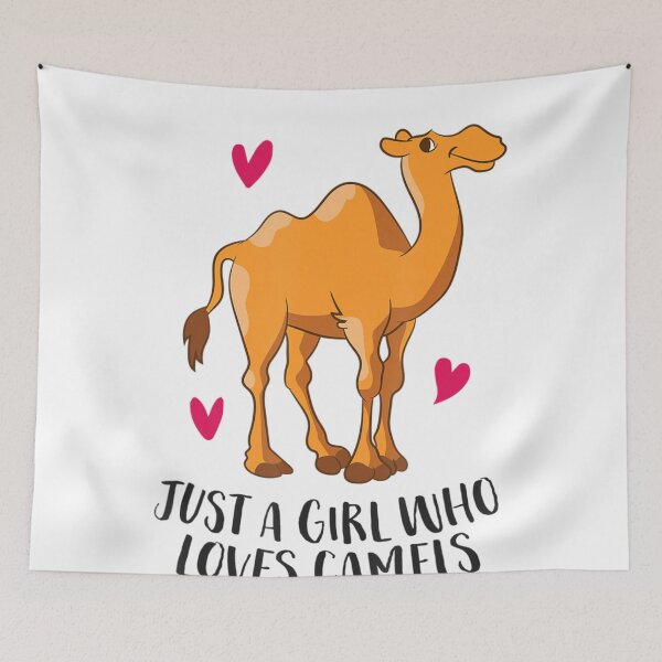 Item preview, Just A Girl Who Loves Camels designed and sold by wickeddecent.