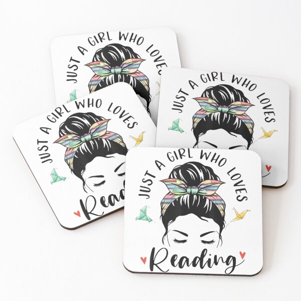Item preview, Just A Girl Who Loves Reading Hair Bun For Book Lover designed and sold by wickeddecent.