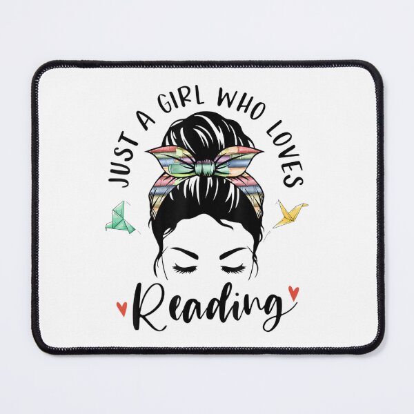 Item preview, Just A Girl Who Loves Reading Hair Bun For Book Lover designed and sold by wickeddecent.