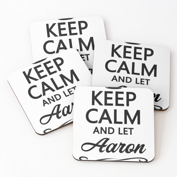 Item preview, Keep Calm And Let Aaron Handle It Name designed and sold by wickeddecent.