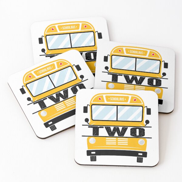 Item preview, Kids Two (2) Year Old 2Nd Birthday School Bus Theme Kids Party designed and sold by wickeddecent.