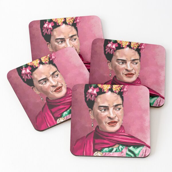 Item preview, Frida in Pink  designed and sold by lyttlecoyazoa.