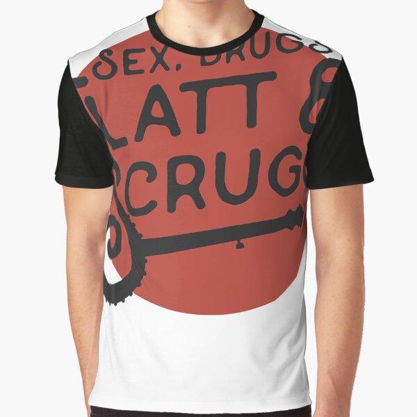 Sex, Drugs, Flatt & Scruggs - Bluegrass Tee Graphic T-Shirt