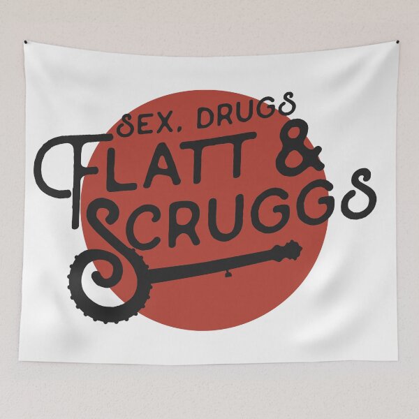 Item preview, Sex, Drugs, Flatt & Scruggs - Bluegrass Tee designed and sold by giantstepdesign.