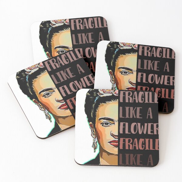 Item preview, FRIDA KAHLO - Not fragile like a flower  designed and sold by lyttlecoyazoa.