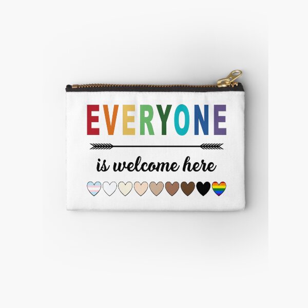 Item preview, All Are Welcome Here - Everyone is welcome here flag gift designed and sold by YaliliArt.