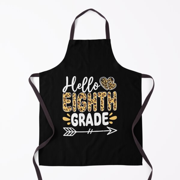 Item preview, Funny Hello Eighth Grade Leopard Back To School First Day Long Sleeve T-Shirt designed and sold by BahrkeQuartz.