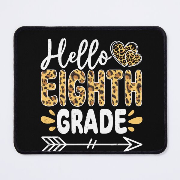 Item preview, Funny Hello Eighth Grade Leopard Back To School First Day Long Sleeve T-Shirt designed and sold by BahrkeQuartz.