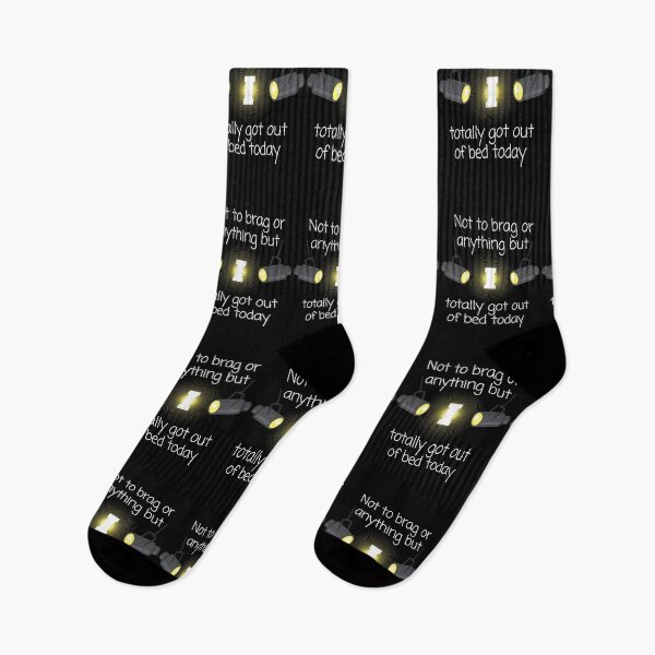 Item preview, not to brag but i totally got out of bed lazybones designed and sold by Click-Like.