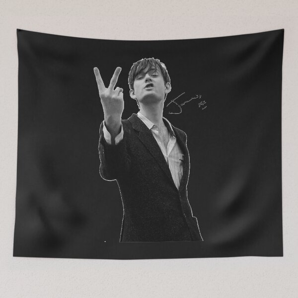 Item preview, Jarvis cocker outline v sign artwork with autograph clear background iconic designed and sold by thanialCline.