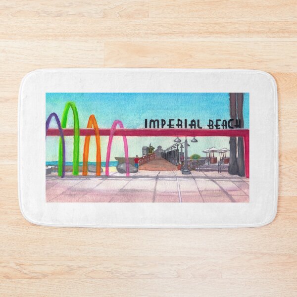 Item preview, Imperial Beach Watercolor Painting designed and sold by JHDesigns08.