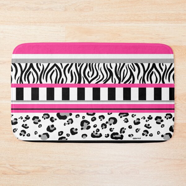 Item preview, Hot Pink Y2K Busy Stripes designed and sold by JanGrackle.
