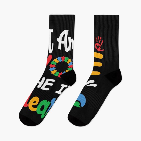 Item preview, I Am His Voice He Is My Heart Autism Mom Mama Autistic Autism Awareness Month designed and sold by HaaChris-Artis.