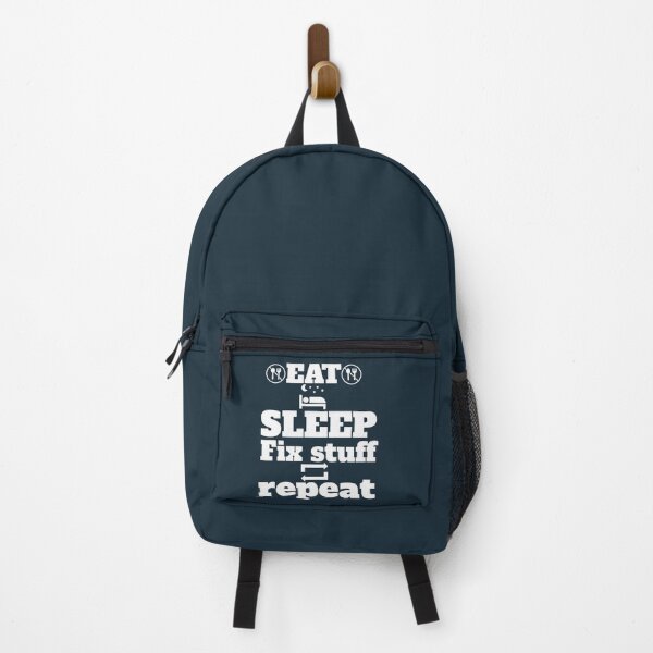 Item preview, eat sleep fix stuff repeat designed and sold by THEJOHNJADS.