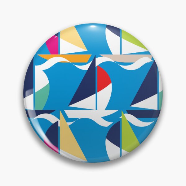 Item preview, Sailboats Pattern designed and sold by Etienne Ranc.