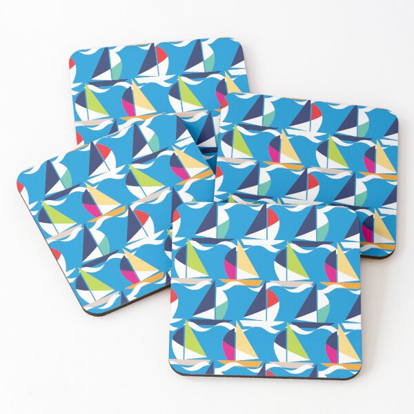 Item preview, Sailboats Pattern designed and sold by Etienne Ranc.
