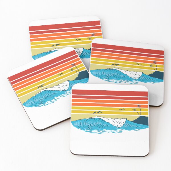 Item preview, The Waves Are Calling And I Must Go, Retro Sunset Waves, Surfer Shirt, Surfboarding Shirt, Surfer Gift, Beach Shirt, Beach Lover designed and sold by CatchUriDesigns.