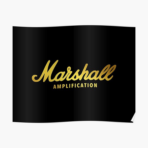 "Best Marshall Amp" Poster for Sale by bonytrails Redbubble