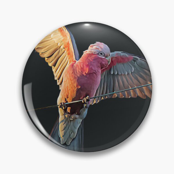 Item preview, Pink and Grey Cockatoo designed and sold by FigTreeMagick.
