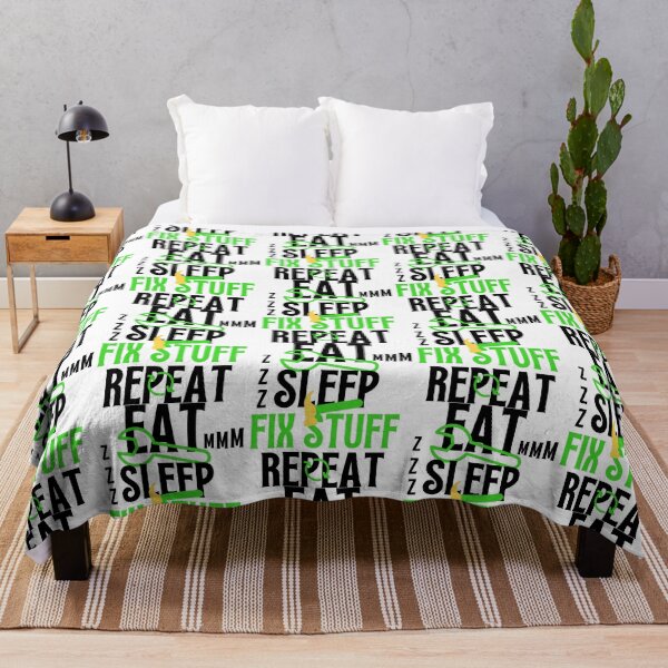 Item preview, Eat Sleep Fix Stuff Repeat designed and sold by THEJOHNJADS.