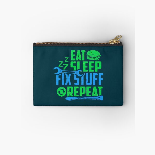 Item preview, Eat Sleep Fix Stuff Repeat Engineer  Funny  designed and sold by THEJOHNJADS.