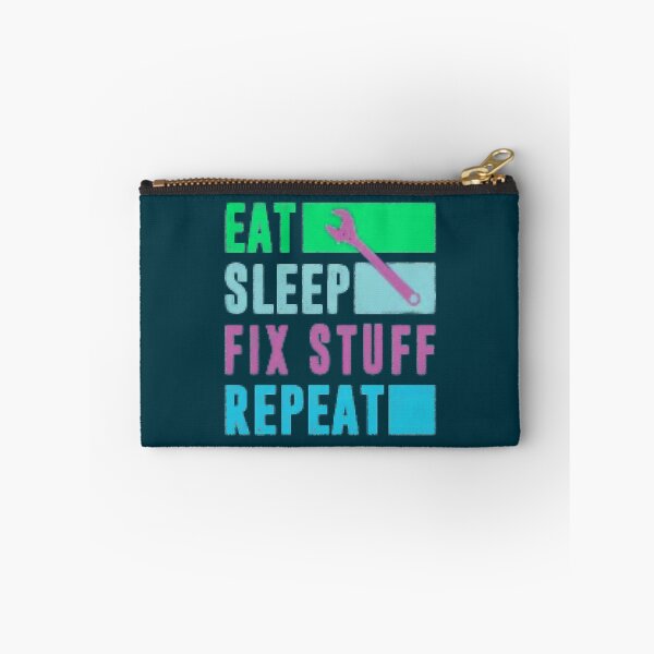Item preview, Eat Sleep Fix Stuff Repeat Engineer  Funny  designed and sold by THEJOHNJADS.
