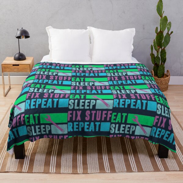 Item preview, Eat Sleep Fix Stuff Repeat Engineer Funny designed and sold by THEJOHNJADS.