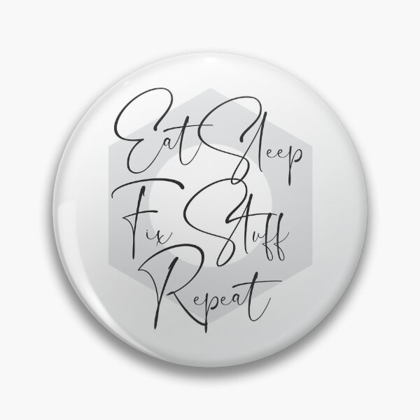 Item preview, Eat Sleep Fix Stuff Repeat -Funny Employee Tshirt  designed and sold by THEJOHNJADS.