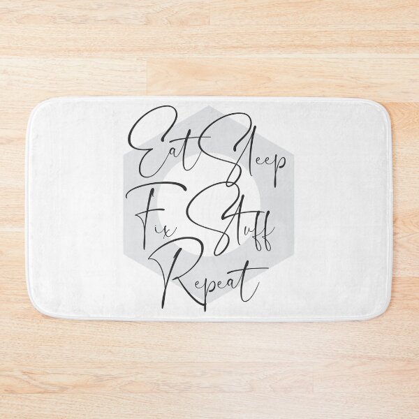 Item preview, Eat Sleep Fix Stuff Repeat -Funny Employee Tshirt  designed and sold by THEJOHNJADS.