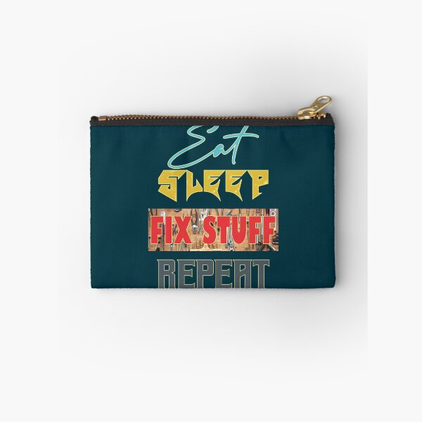 Item preview, Eat Sleep Fix Stuff Repeat -Funny Employee Tshirt  designed and sold by THEJOHNJADS.