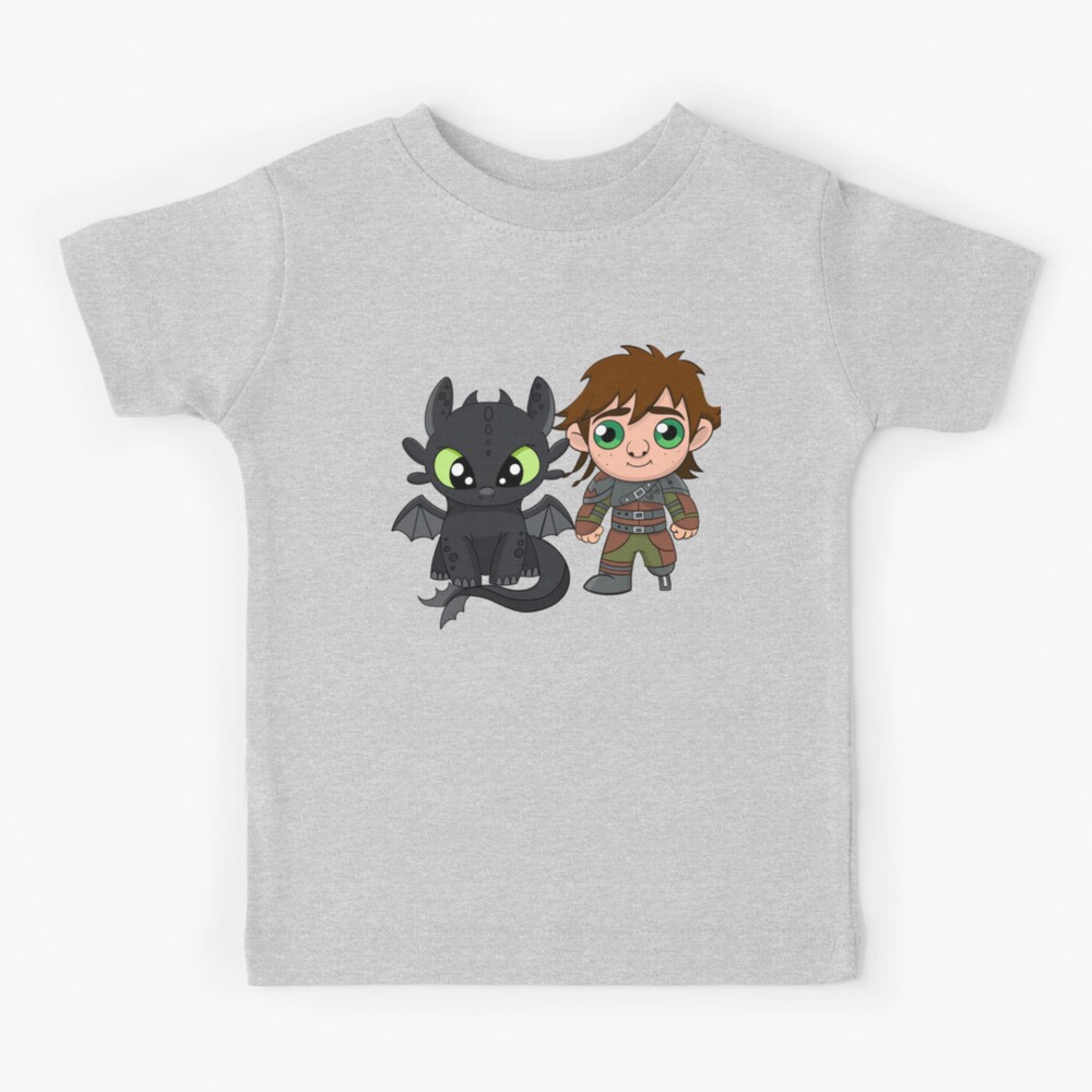 Camiseta para niños for Sale con la obra «Cómo entrenar a tu dragón,  Toothless e Hiccup/Diseño para hombres y mujeres» de DonnaDoylew | Redbubble