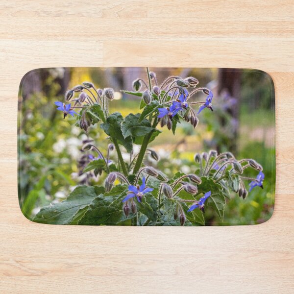 Item preview, Purple Flowering Borage in Sunlit Gardens designed and sold by FigTreeMagick.