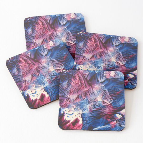 Item preview, Indigo Red Violet Abstract designed and sold by Dallas Manicom.