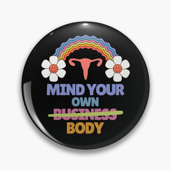 Item preview, Mind Your Own Uterus - Pro Choice designed and sold by MacAndMoose.
