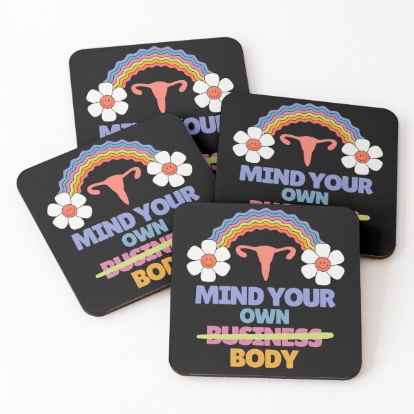Item preview, Mind Your Own Uterus - Pro Choice designed and sold by MacAndMoose.