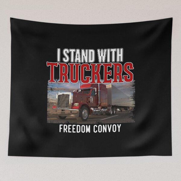 Item preview, Trucker Support I Stand With Truckers Freedom Convoy designed and sold by GardNewerd.