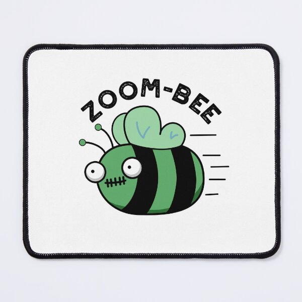 Item preview, Zoom-bee Halloween Funny Zombie Bee Puns designed and sold by punnybone.