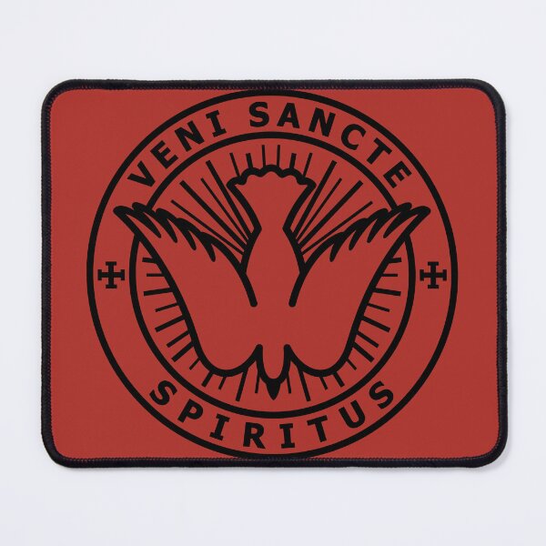 Item preview, Veni Sancte Spiritus black & white illustration designed and sold by ErinTerryIllus.